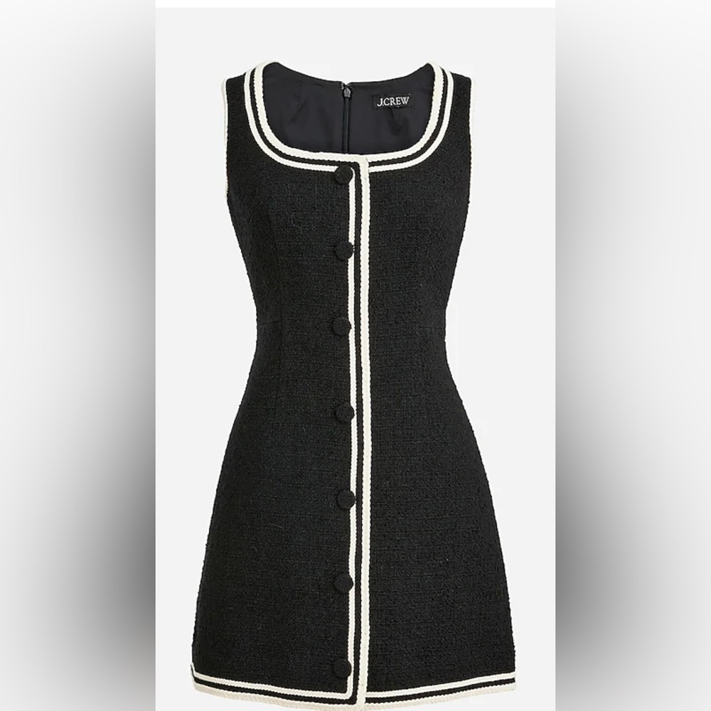 J Crew Sophie Sleeveless Dress in Tweed